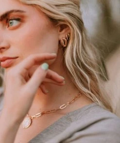 Beach Day Puka Shell Stud Earrings