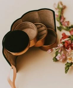 Vendor-unknown Jewelry Box Roll Green Velvet Accessories
