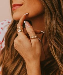 Rings Kona Ring Set Gold Accessories