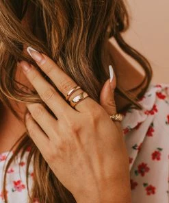 Rings Kona Ring Set Gold Accessories