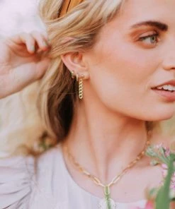 Minerva Chain Earrings