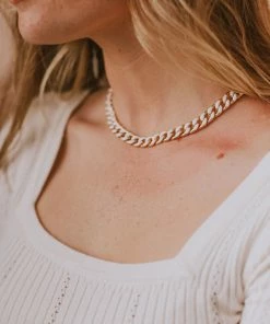 Fame Accessories Solstice Chain Necklace Gold