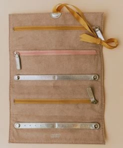 Vendor-unknown Velvet Jewelry Holder Peach