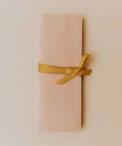 Vendor-unknown Velvet Jewelry Holder Peach