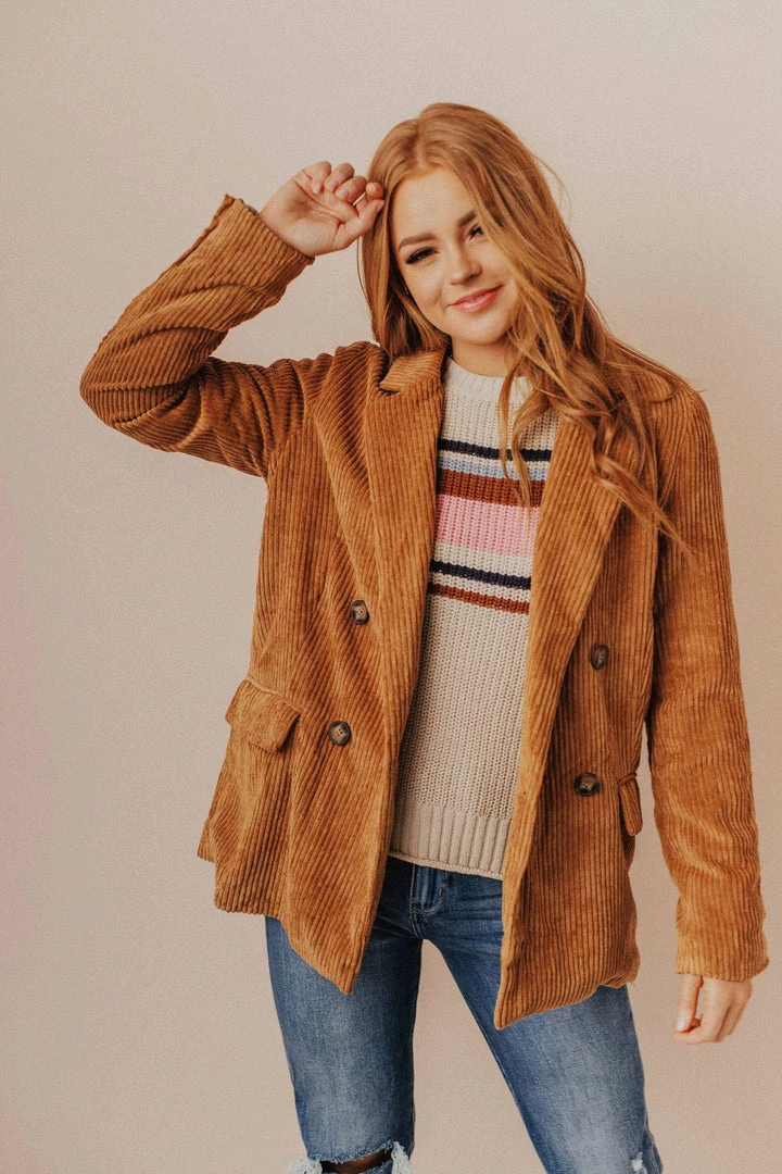Lucy Avenue Joni Corduroy Jacket Camel 4 Lucy Avenue Joni Corduroy Jacket Camel