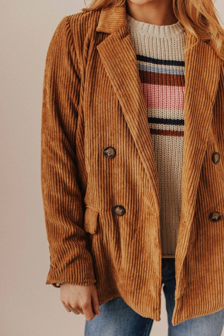 Lucy Avenue Joni Corduroy Jacket Camel 6 Lucy Avenue Joni Corduroy Jacket Camel