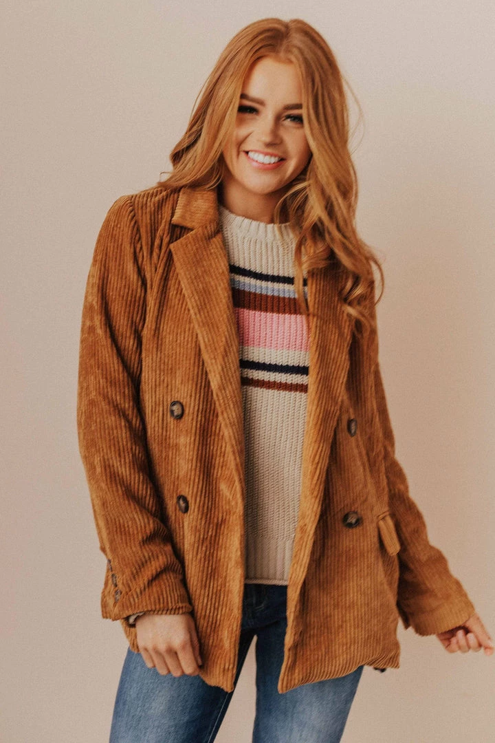 Lucy Avenue Joni Corduroy Jacket Camel 7 Lucy Avenue Joni Corduroy Jacket Camel