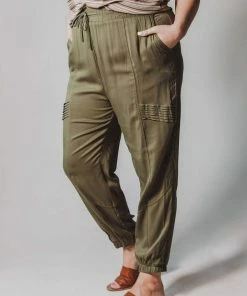 Vendor-unknown Plus Size Ashlyn Moto Joggers Olive