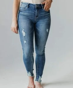 Bottoms Cyndi Distressed Jeans