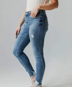 Bottoms Cyndi Distressed Jeans 8 Bottoms Cyndi Distressed Jeans