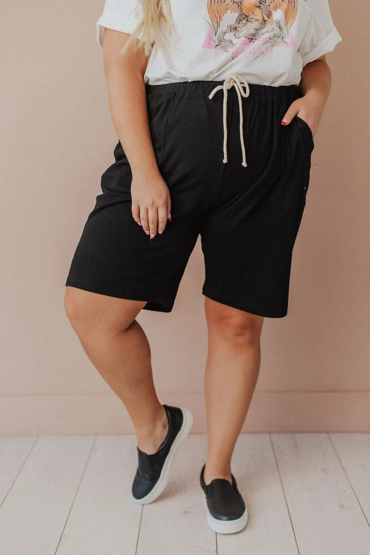 Dean French Terry Drawstring Shorts PLUS 8 Dean French Terry Drawstring Shorts PLUS