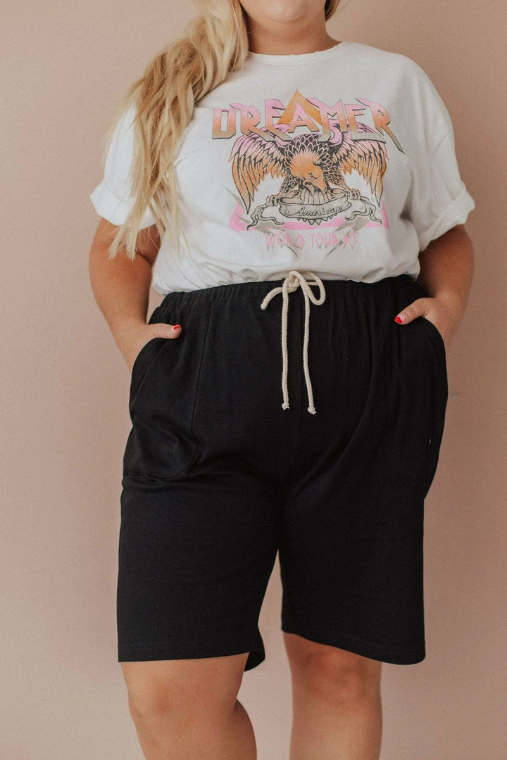 Dean French Terry Drawstring Shorts PLUS 3 Dean French Terry Drawstring Shorts PLUS