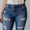 Desiree Distressed Denim Shorts 2 Desiree Distressed Denim Shorts