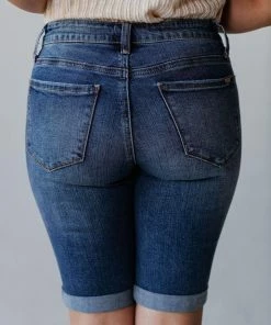 Desiree Distressed Denim Shorts