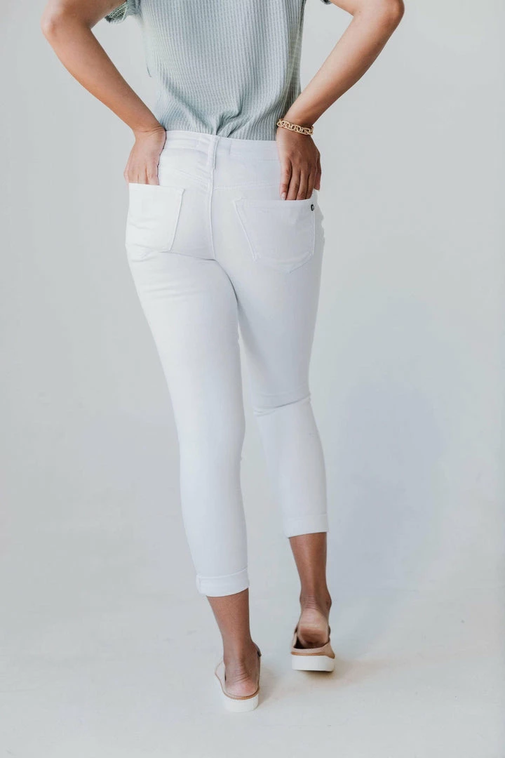 Ellison Distressed Jeans White 7 Ellison Distressed Jeans White