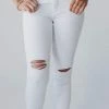 Ellison Distressed Jeans White