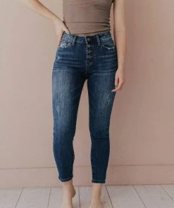 Jeans Bottoms Emmett Mid Rise Skinny Jean Medium Wash