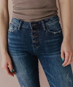 Jeans Bottoms Emmett Mid Rise Skinny Jean Medium Wash