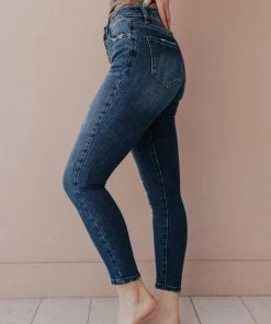 Jeans Bottoms Emmett Mid Rise Skinny Jean Medium Wash