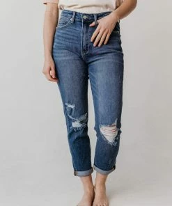 Bottoms Hayden High Rise Girlfriend Jeans