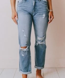 KanCan Asher Mid Rise Boyfriend Jeans
