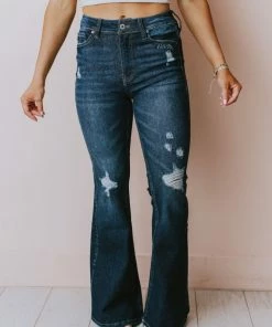 Bottoms KanCan Ryen High Rise Flare Jeans