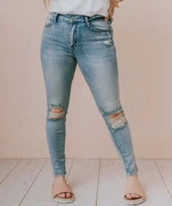 Jeans Bottoms Wyatt Busted Knee Skinny Jean 8 Jeans Bottoms Wyatt Busted Knee Skinny Jean