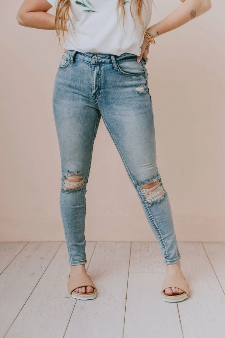 Jeans Bottoms Wyatt Busted Knee Skinny Jean 5 Jeans Bottoms Wyatt Busted Knee Skinny Jean