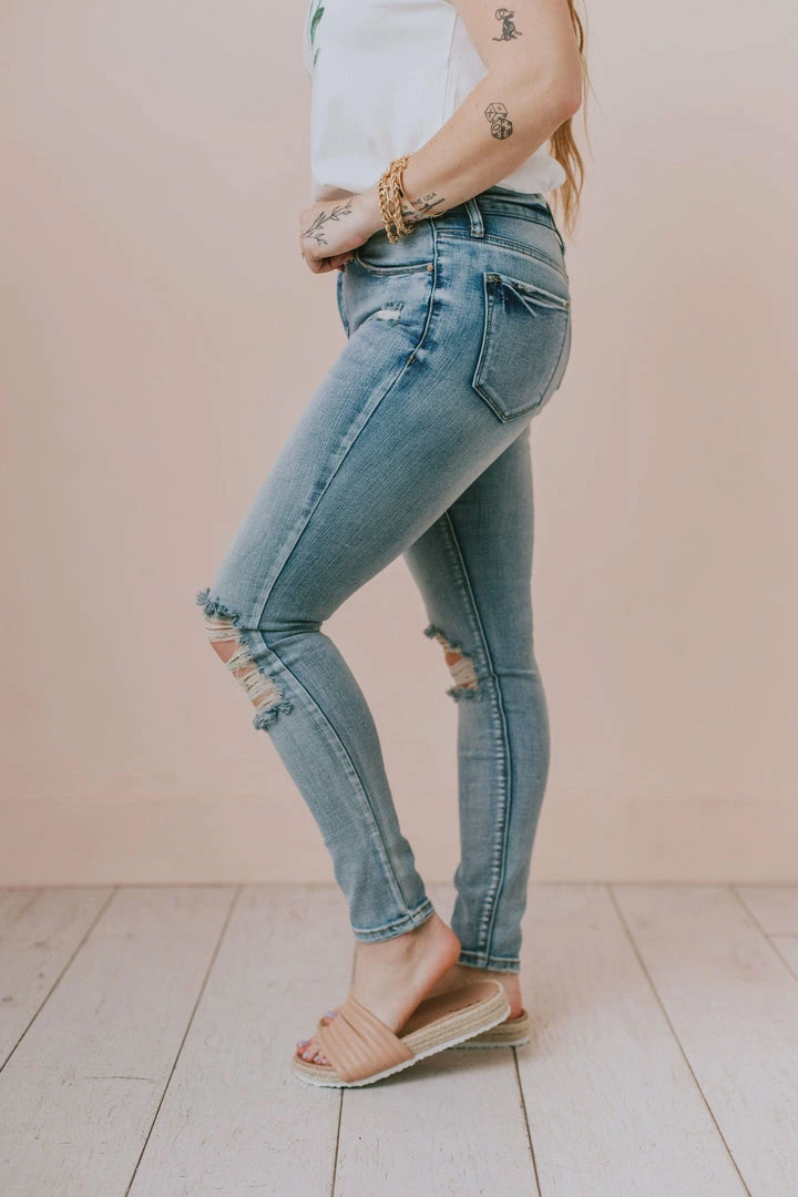 Jeans Bottoms Wyatt Busted Knee Skinny Jean 4 Jeans Bottoms Wyatt Busted Knee Skinny Jean