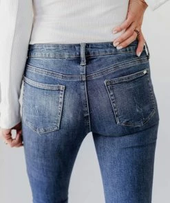 Jeans Jody Mid Rise Skinny Jean Medium Dark Bottoms