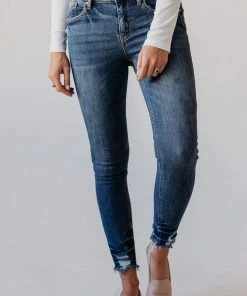 Jeans Jody Mid Rise Skinny Jean Medium Dark Bottoms