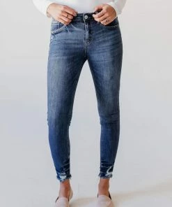 Jeans Jody Mid Rise Skinny Jean Medium Dark Bottoms