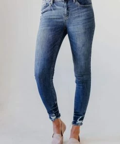 Jeans Jody Mid Rise Skinny Jean Medium Dark Bottoms