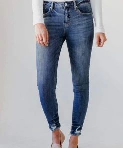 Jeans Jody Mid Rise Skinny Jean Medium Dark Bottoms