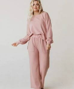 Vendor-unknown Bottoms Johnny Thermal Pants Dusty Pink