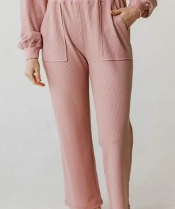 Vendor-unknown Bottoms Johnny Thermal Pants Dusty Pink
