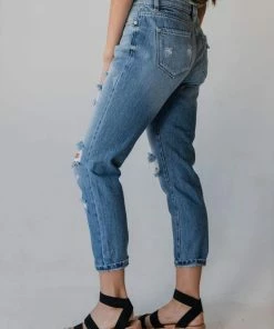 Vendor-unknown KanCan Kaylee Distressed Mom Jeans