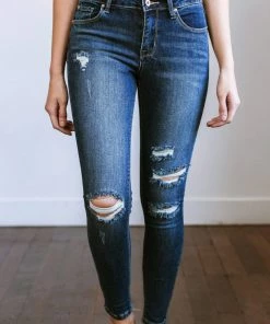 Vendor-unknown Bottoms Kayden Distressed Jeans