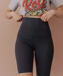 Knox Biker Shorts Charcoal