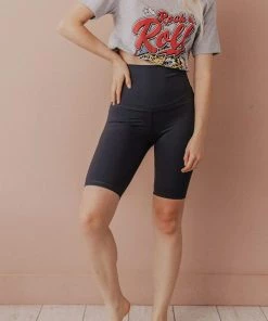 Knox Biker Shorts Charcoal