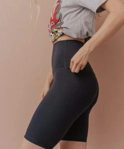 Knox Biker Shorts Charcoal