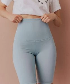 Knox Biker Shorts Smoke Blue