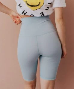 Knox Biker Shorts Smoke Blue