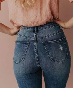 Laurie High Rise Button Fly Skinny Jeans Medium Wash Bottoms 11 Laurie High Rise Button Fly Skinny Jeans Medium Wash Bottoms