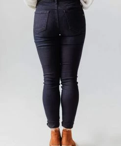 Jeans Loretta Mid Rise Skinny Jean Super Dark