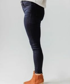 Jeans Loretta Mid Rise Skinny Jean Super Dark