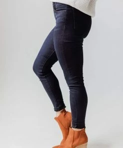 Jeans Loretta Mid Rise Skinny Jean Super Dark