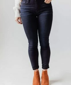 Jeans Loretta Mid Rise Skinny Jean Super Dark