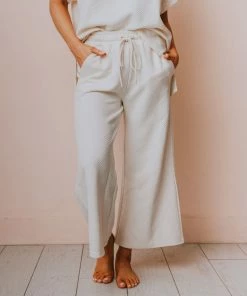 Jeans Gatsby Lounge Set Bottoms Cream