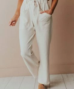 Vendor-unknown Perry Cropped Pants Natural